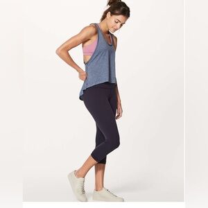Lululemon intended tank heathered blue cobalt
